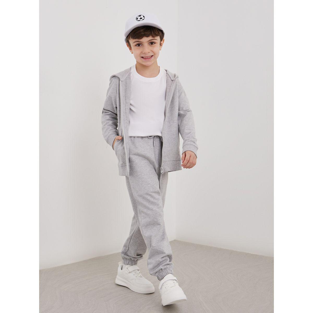 جوغر قطني بتفاصيل جيوب-boys-clothing-schoolwear-bottoms-joggers-image-2