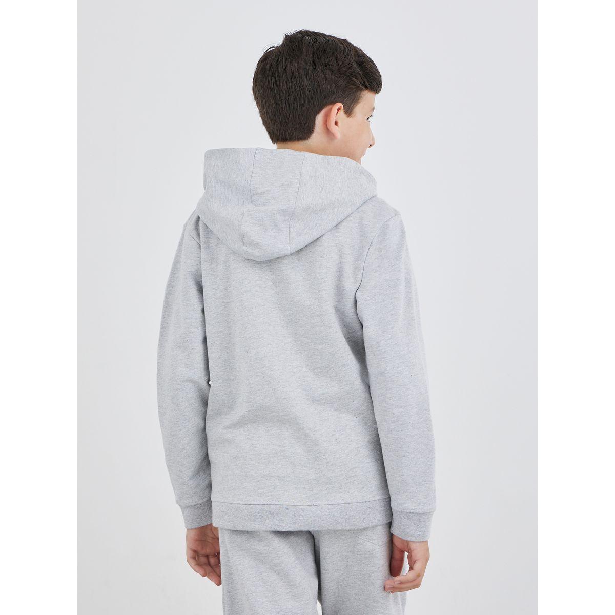 Styli Grey Full Zip Hoodie with Pockets-boys-clothing-jacketsandcoats-image-5