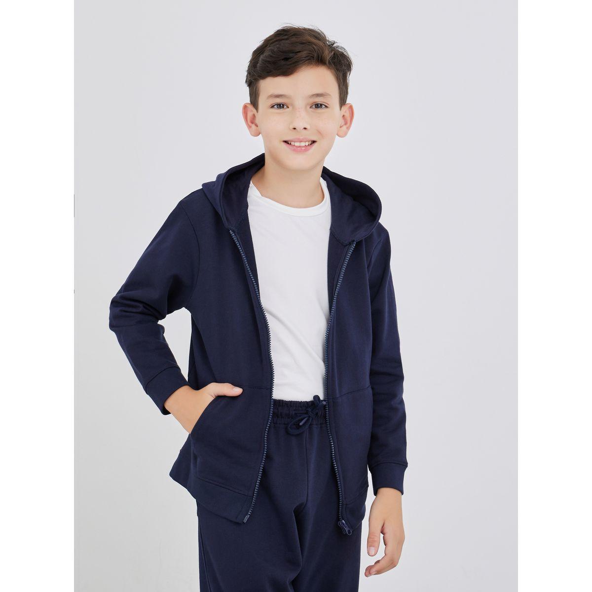 هودي بتفاصيل سحاب مع جيوب-boys-clothing-jacketsandcoats-image-1