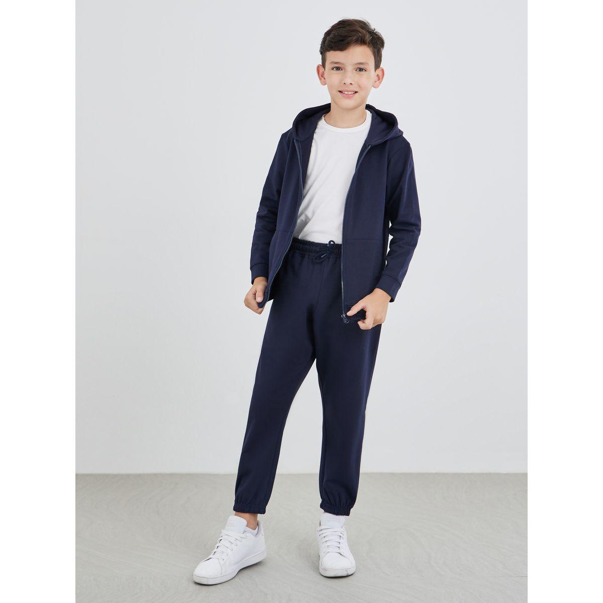 جوغر سادة بتفاصيل جيوب-boys-clothing-schoolwear-bottoms-joggers-image-2