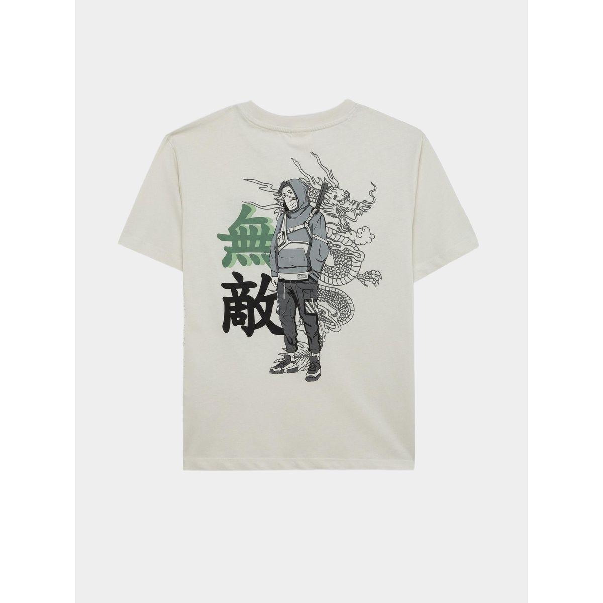 DeFacto Kids White with Dragon Print T-Shirt-boys-clothing-tshirtsandpolos-image-5