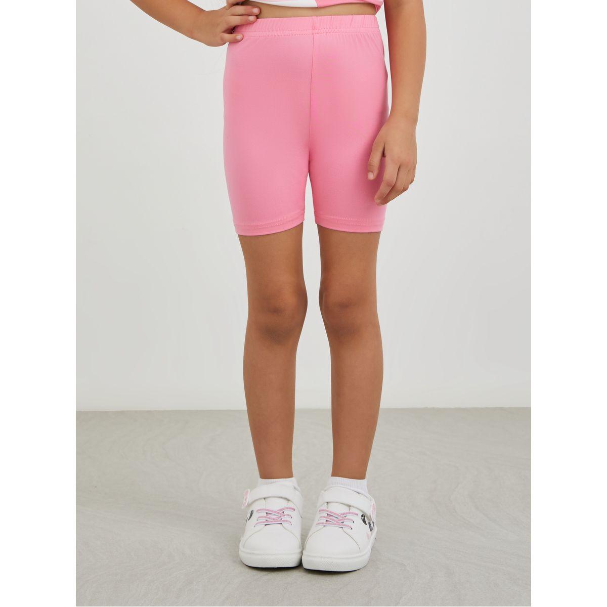 مجموعة من شورت وتيشيرت فضفاض بنمط كتل الالوان-girls-clothing-setsandcoords-image-4
