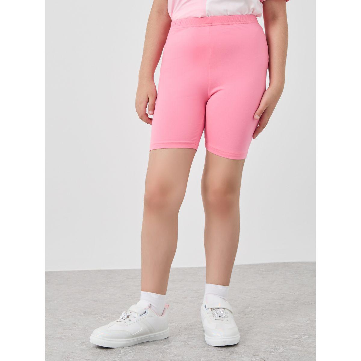 Styli Girls Color Block Short Sleeve T-Shirt and Shorts Set-girls-clothing-setsandcoords-image-5