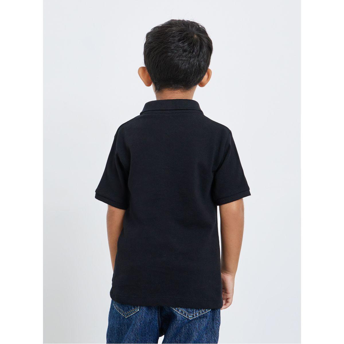 تيشيرت سادة بياقة بولو وأكمام قصيرة-boys-clothing-tshirtsandpolos-image-4