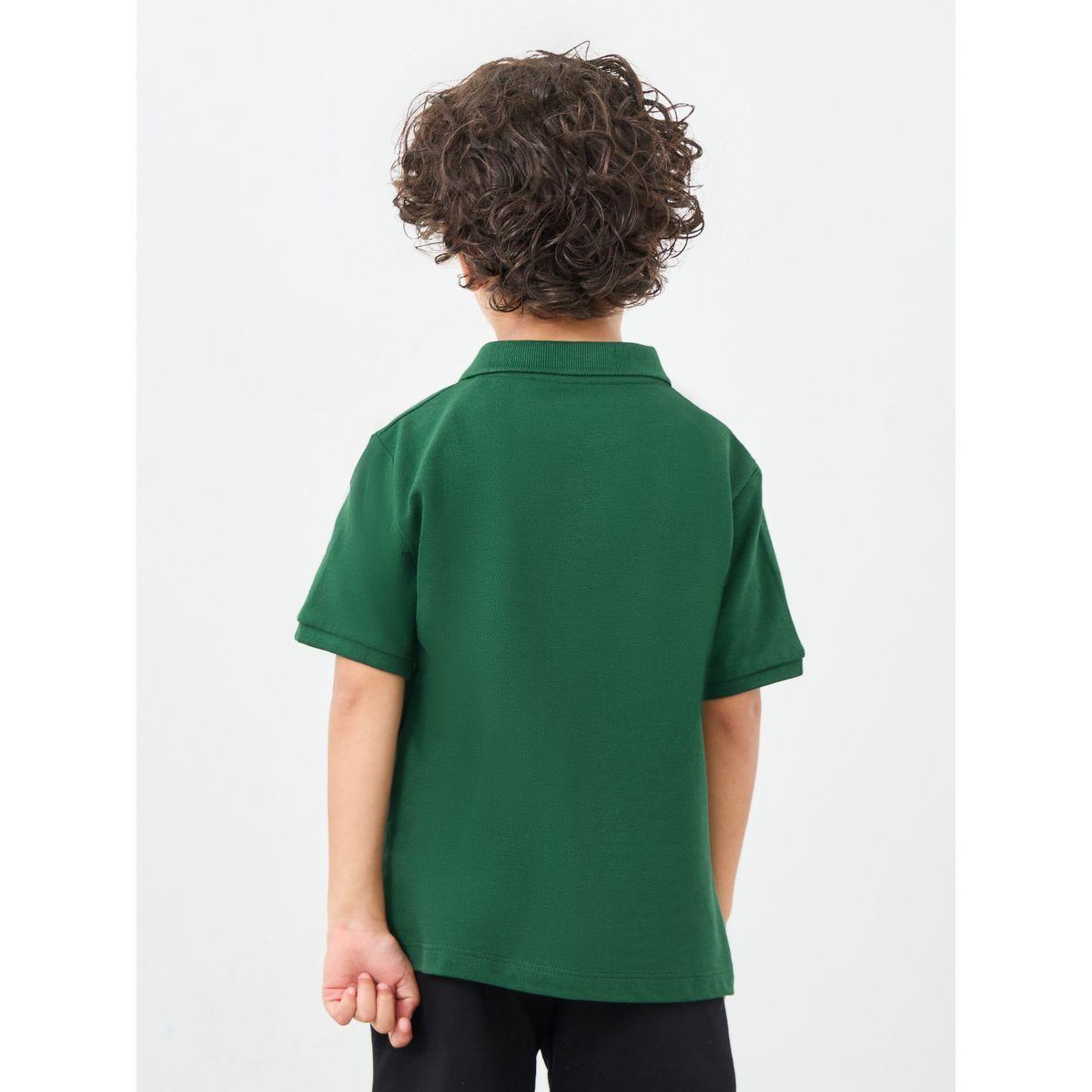تيشيرت سادة بياقة بولو وأكمام قصيرة-boys-clothing-tshirtsandpolos-image-6