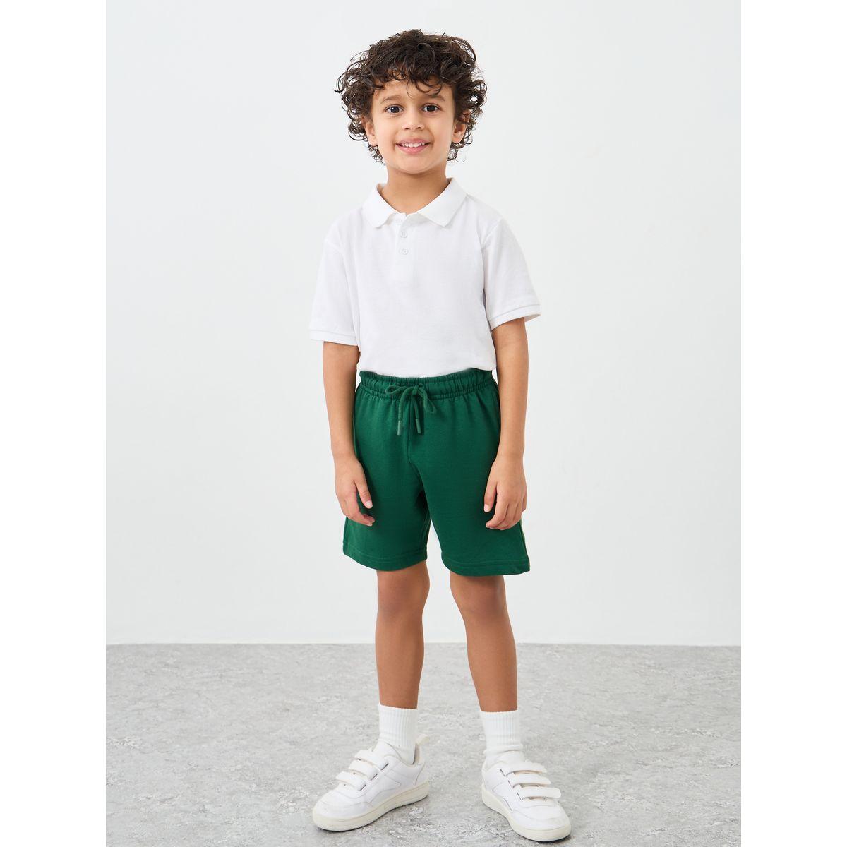 تيشيرت سادة بياقة بولو وأكمام قصيرة-boys-clothing-tshirtsandpolos-image-2