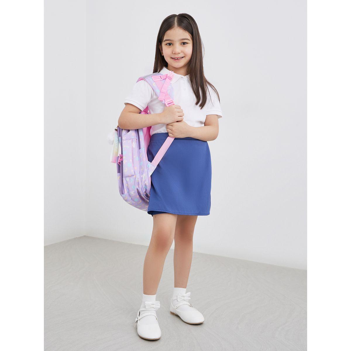 تيشيرت بياقة بولو وأكمام قصيرة-girls-clothing-tshirts-image-2