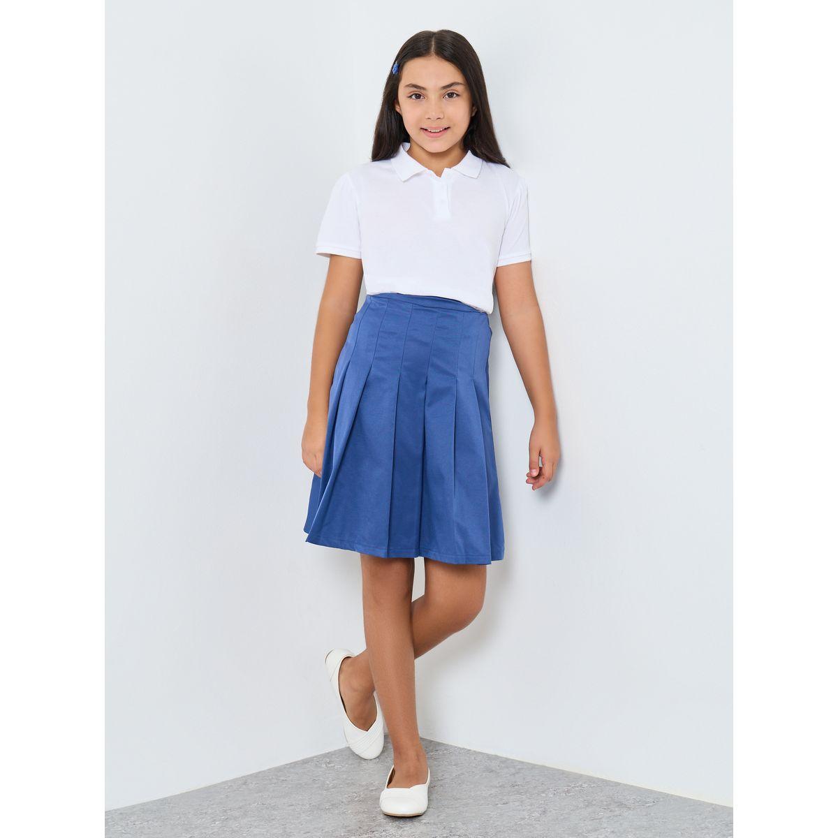 تيشيرت بياقة بولو وأكمام قصيرة-girls-clothing-tshirts-image-3
