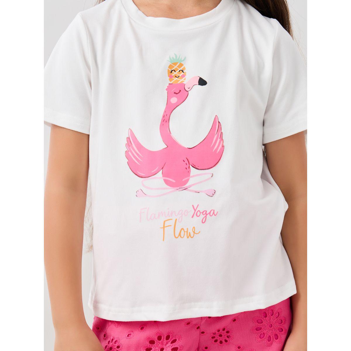Styli Graphic Print Round Neck T-Shirt and Shorts Set-girls-clothing-setsandcoords-image-4