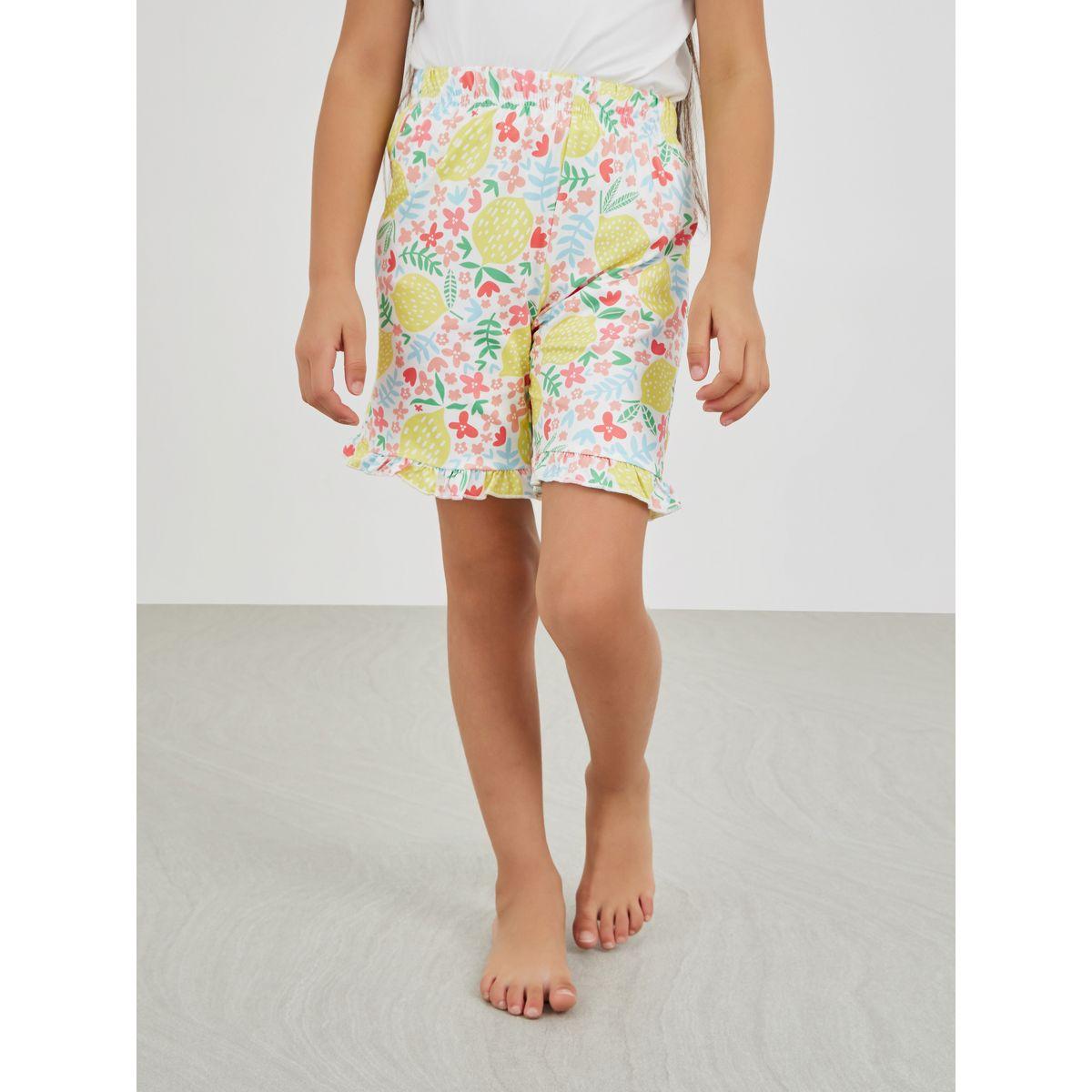 طقم بيجاما من شورت وتيشيرت بأكمام قصيرة-girls-clothing-nightwear-image-5