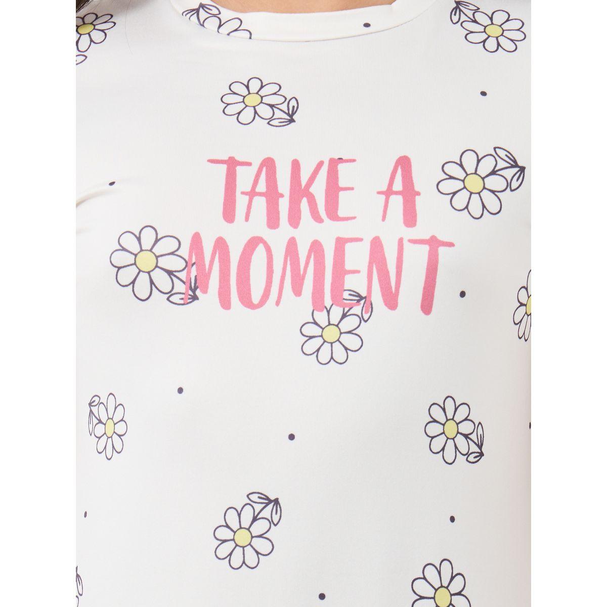 Styli Floral Print Round Neck Sleep Dress-girls-clothing-nightwear-image-3