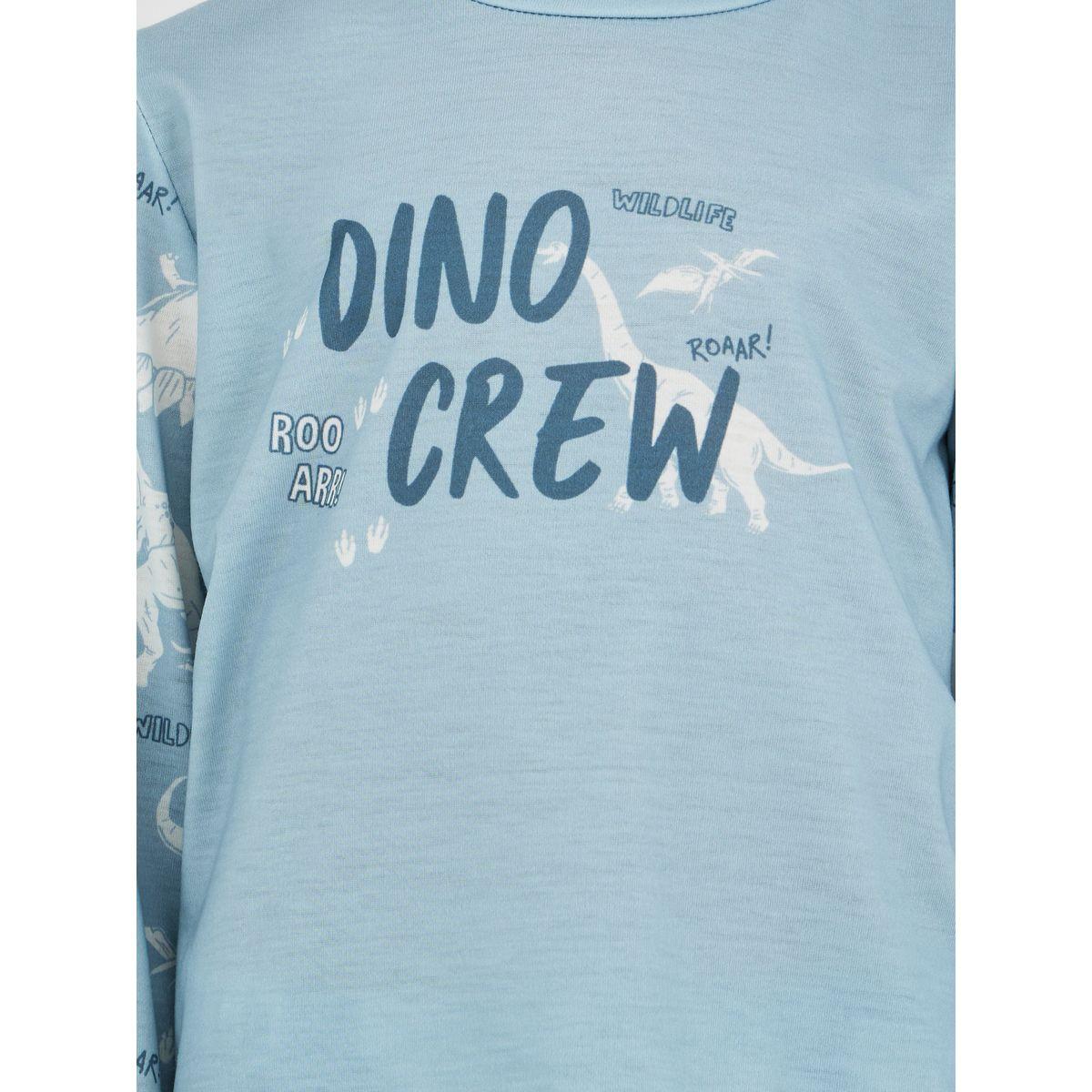 طقم بيجاما من بنطال وتيشيرت بطبعة كتابة وأكمام طويلة-boys-clothing-nightwear-image-3