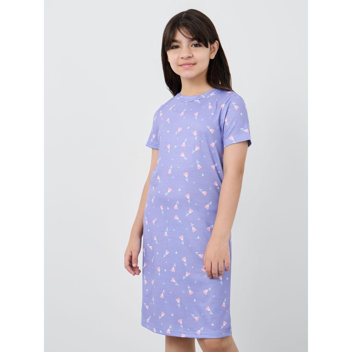 قميص نوم بطبعة زهور-girls-clothing-nightwear-image-2