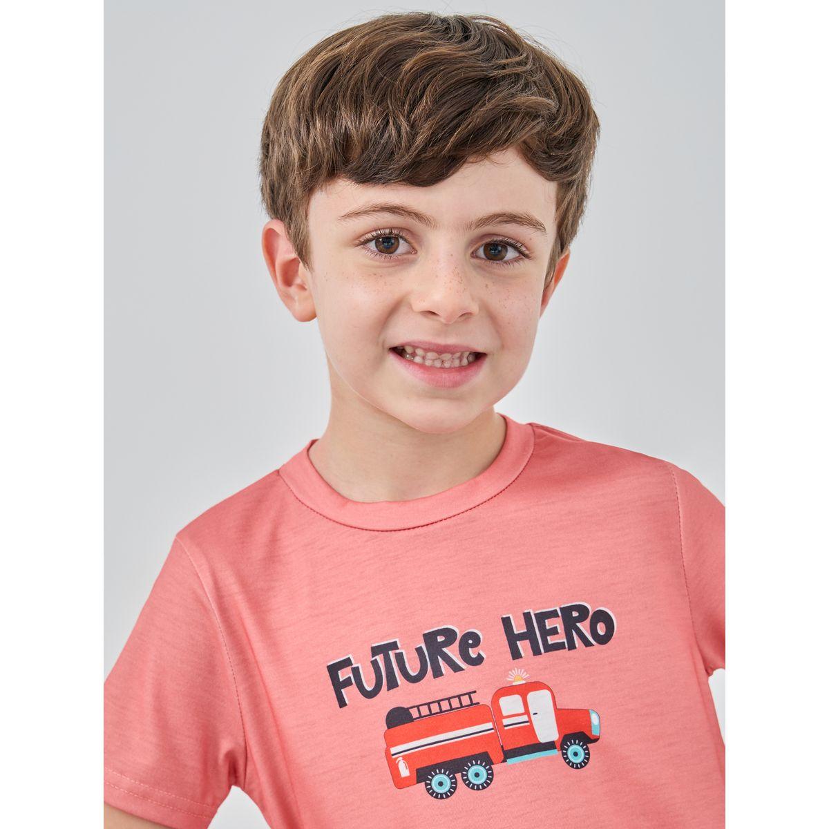 طقم بيجاما من بنطال مخطط وتيشيرت بطبعة جرافيك-boys-clothing-nightwear-image-3