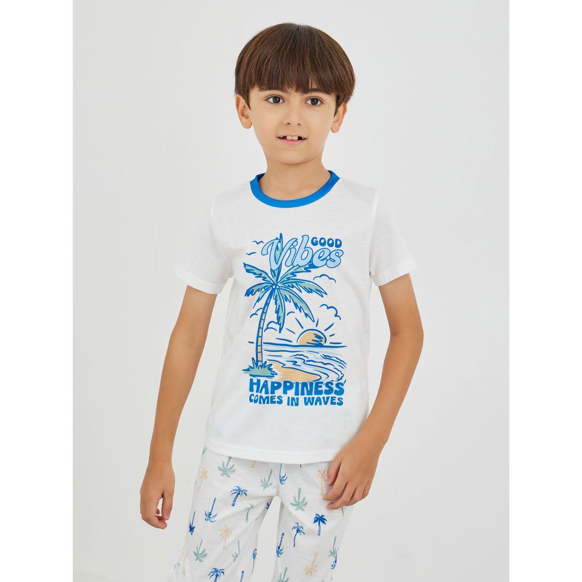 طقم بيجاما من بنطال وتيشيرت بطبعة جرافيك-boys-clothing-nightwear-image-2