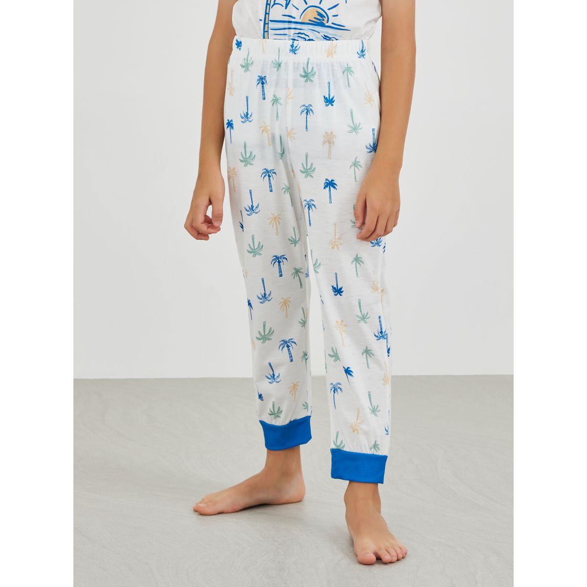 طقم بيجاما من بنطال وتيشيرت بطبعة جرافيك-boys-clothing-nightwear-image-5