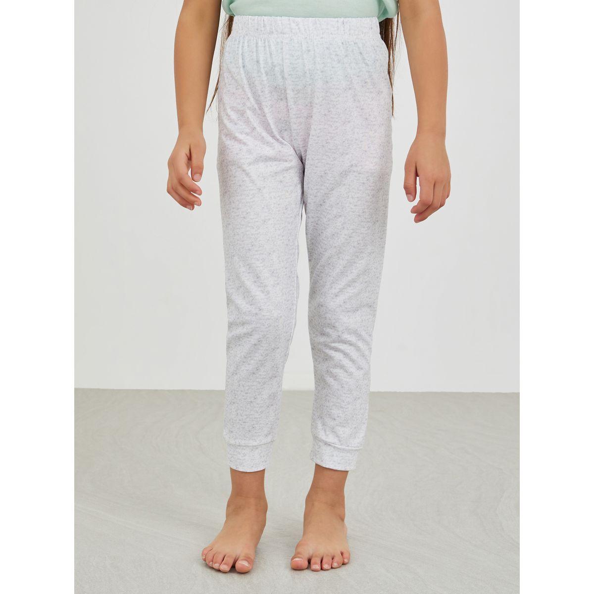Styli Slogan Print T-Shirt and Pyjama Set-girls-clothing-nightwear-image-6