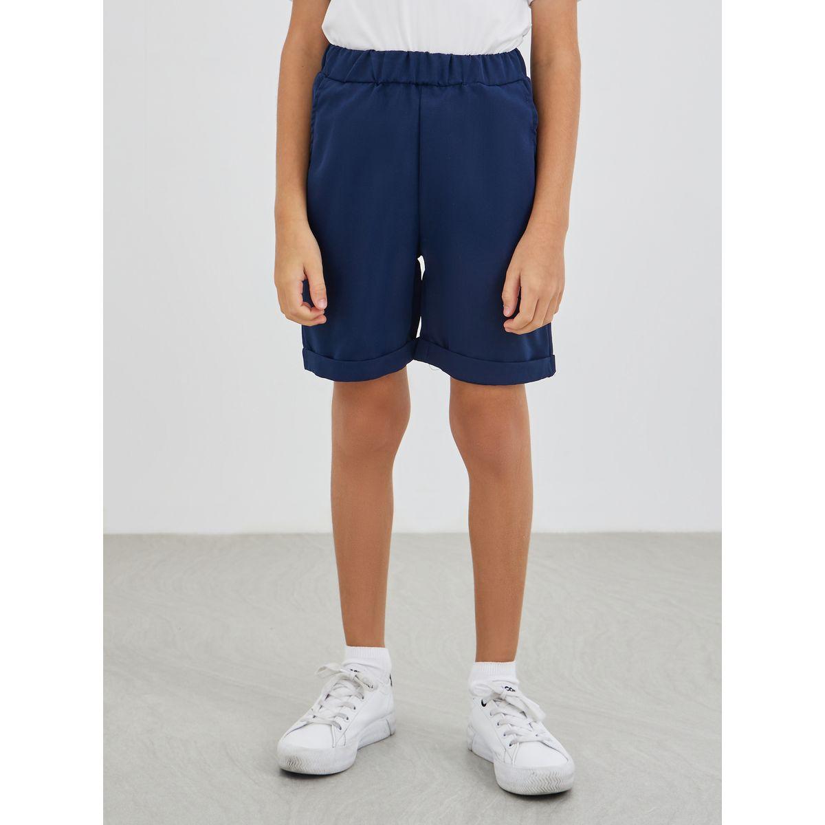 Styli Boys Contrast Trim Short Sleeve Polo T-Shirt and Shorts Set-boys-clothing-setsandcoords-image-5