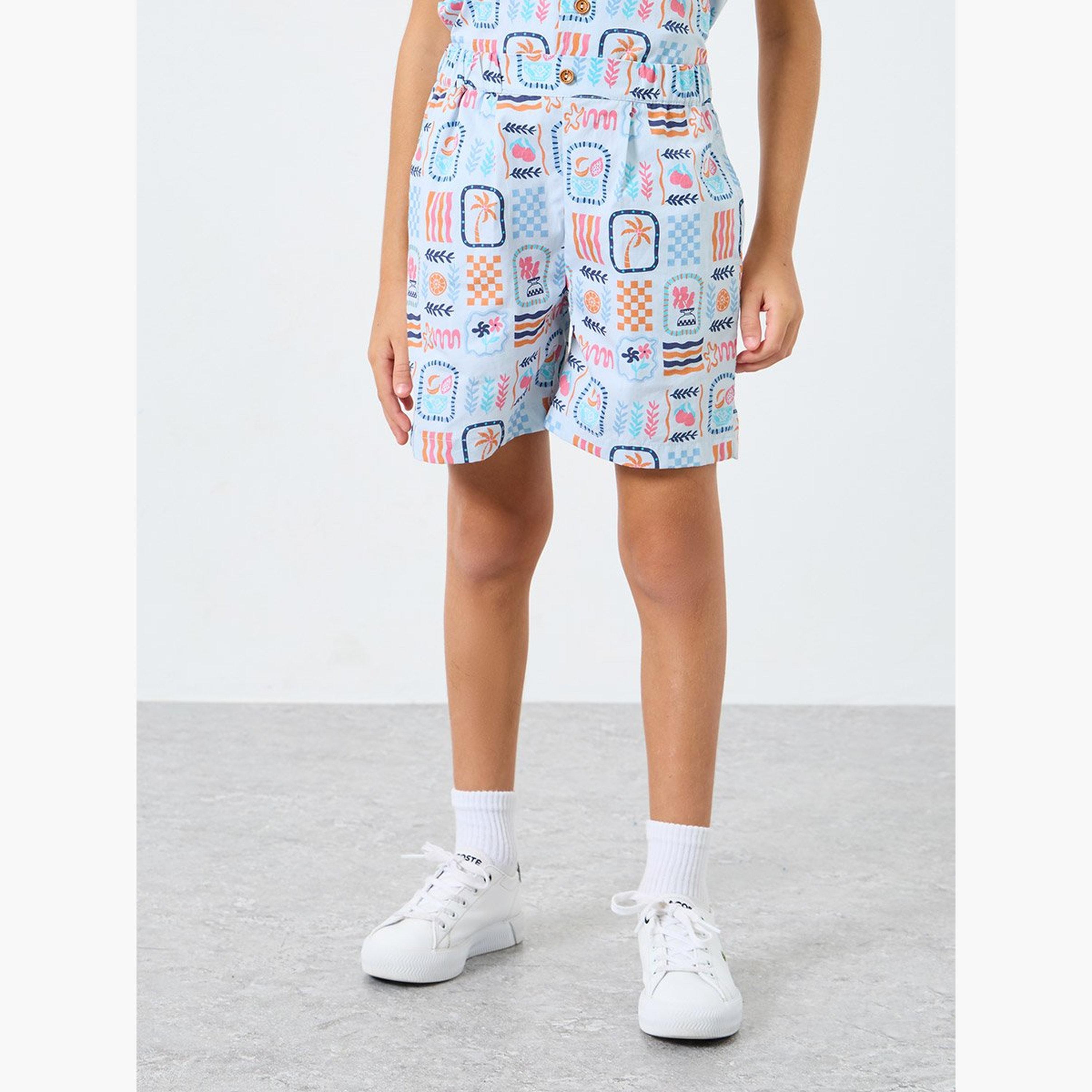 Styli Boys All Over Print Shirt and Shorts Set-boys-clothing-setsandcoords-image-4