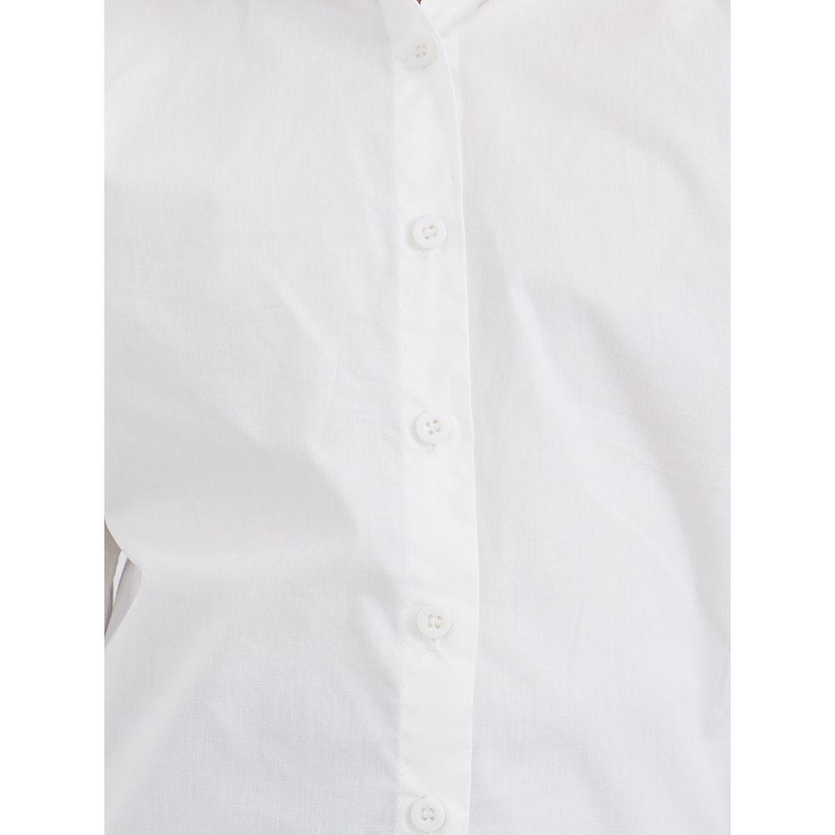 Styli Girls Off White Peter Pan Collar Shirt-girls-clothing-schoolwear-blousesandshirts-image-4