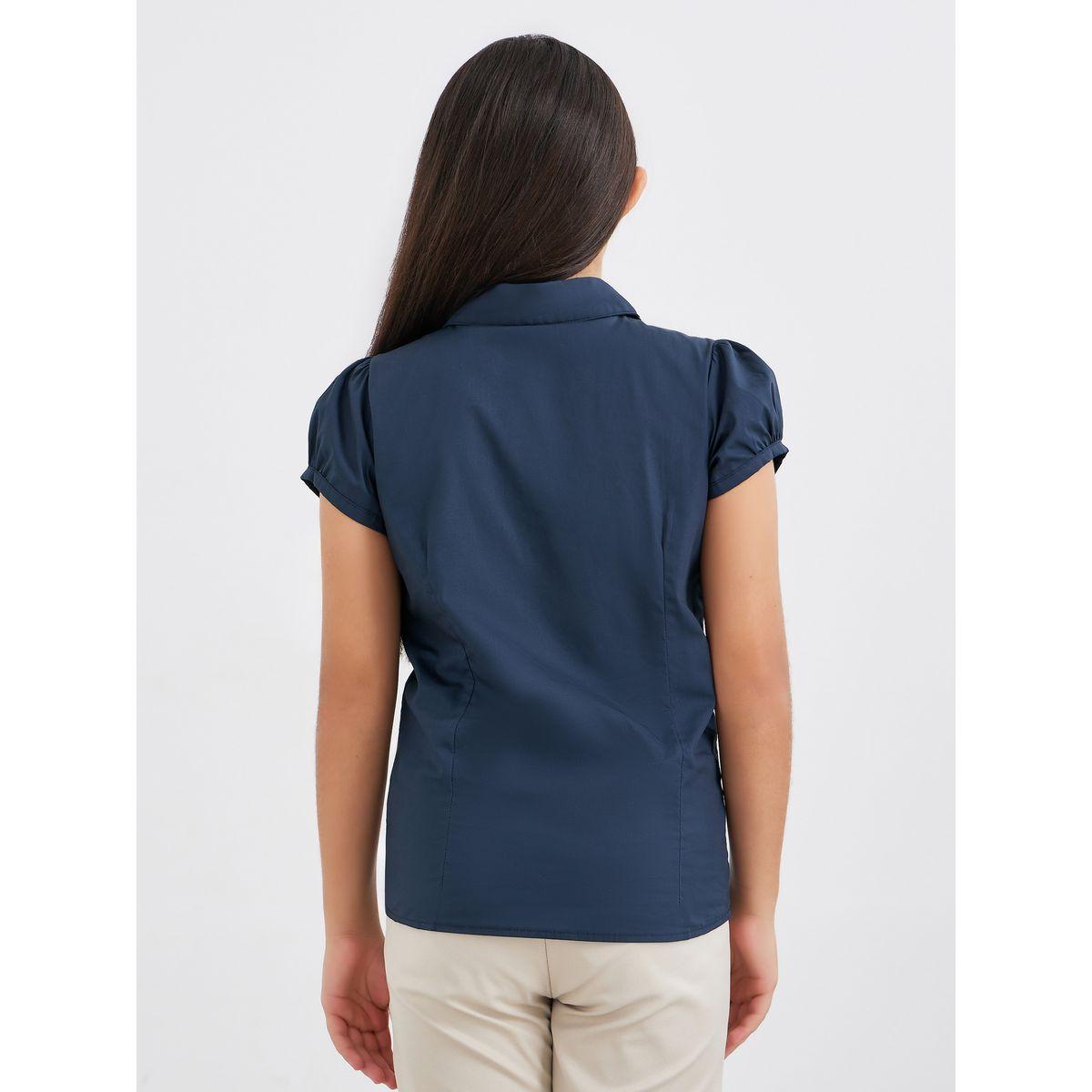 بلوزة قطنية بأكمام منفوخة-girls-clothing-schoolwear-blousesandshirts-image-5