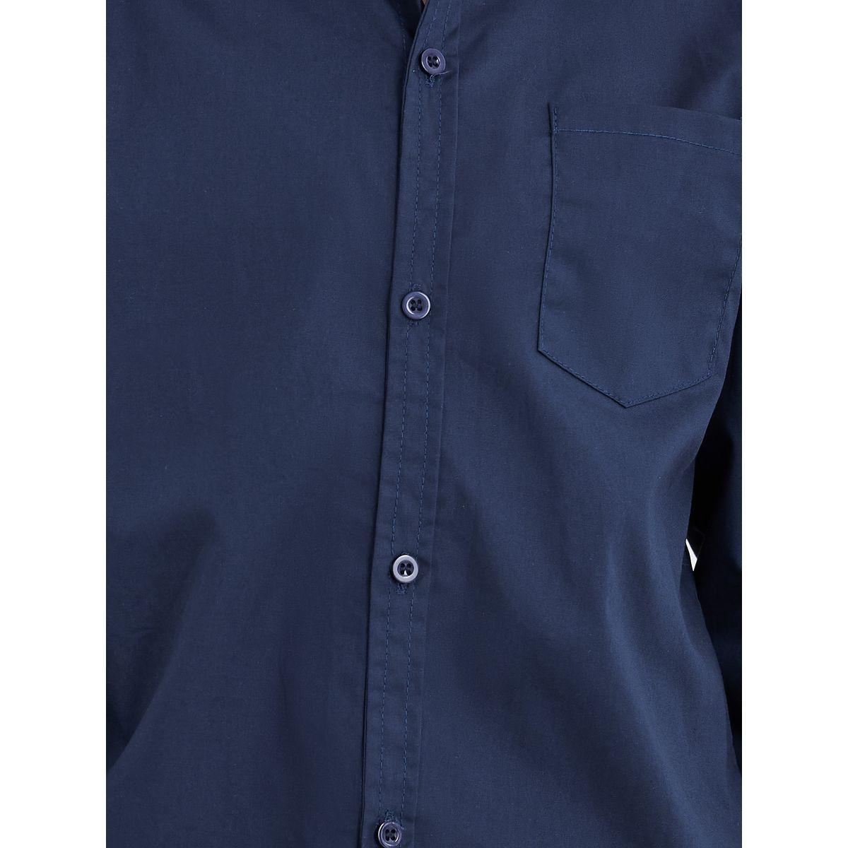 قميص بأكمام طويلة مع تفاصيل جيب-boys-clothing-schoolwear-shirts-image-4