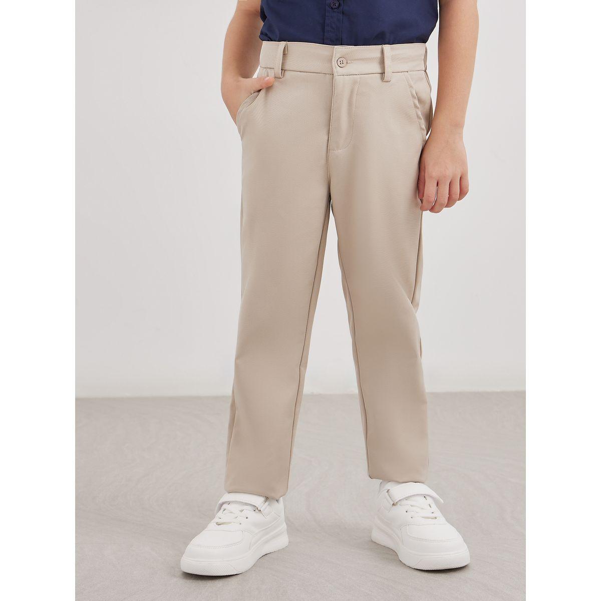Styli Toddler Boys school uniform pants-boys-clothing-schoolwear-bottoms-pants-image-1