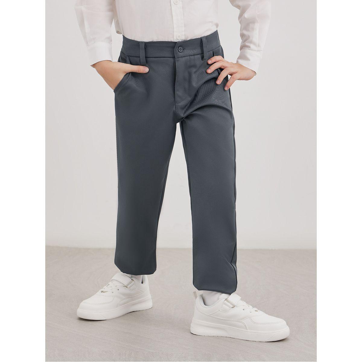 بنطال بقصة عادية مع جيوب-boys-clothing-schoolwear-bottoms-pants-image-1