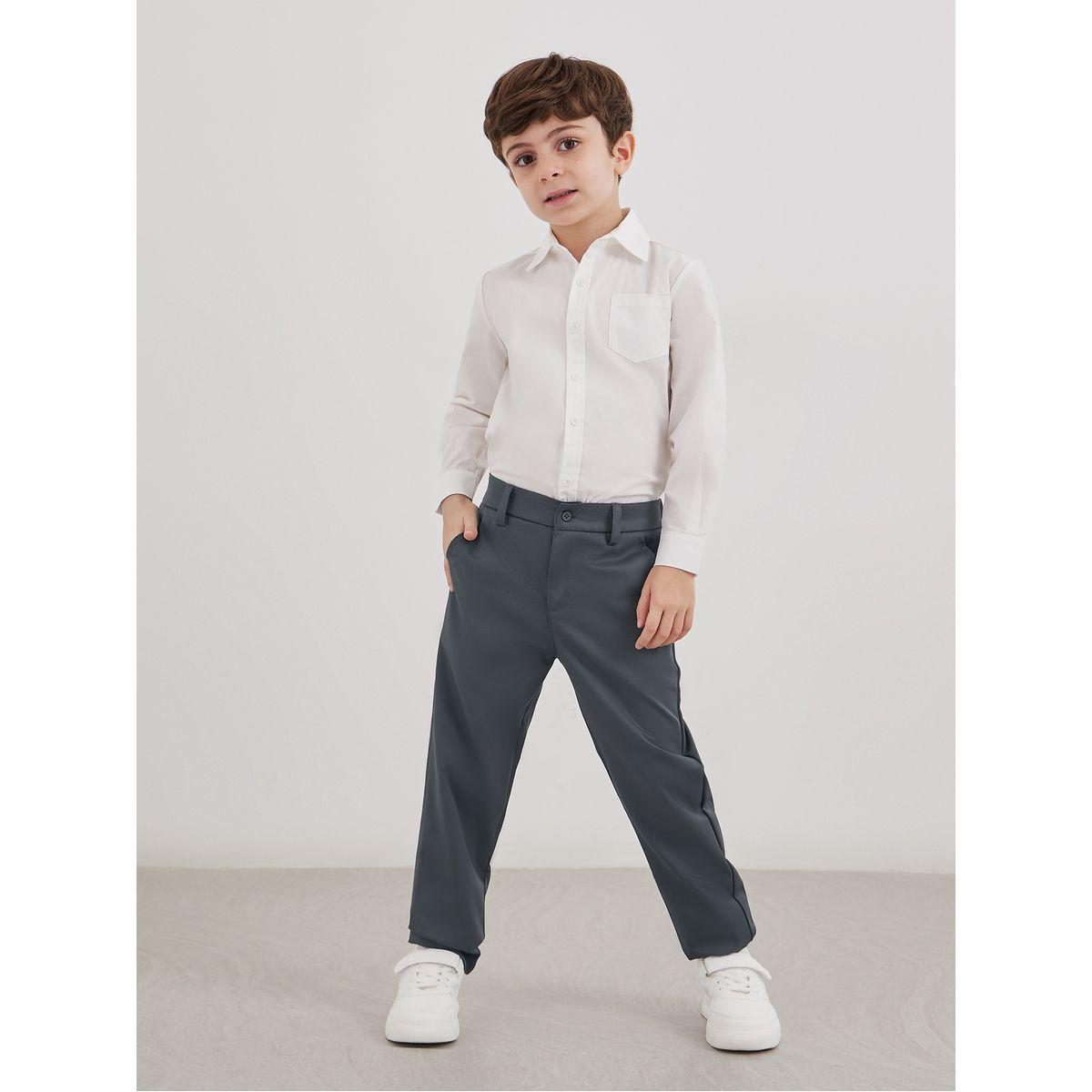 Styli Toddler Boys school uniform pants-boys-clothing-schoolwear-bottoms-pants-image-2
