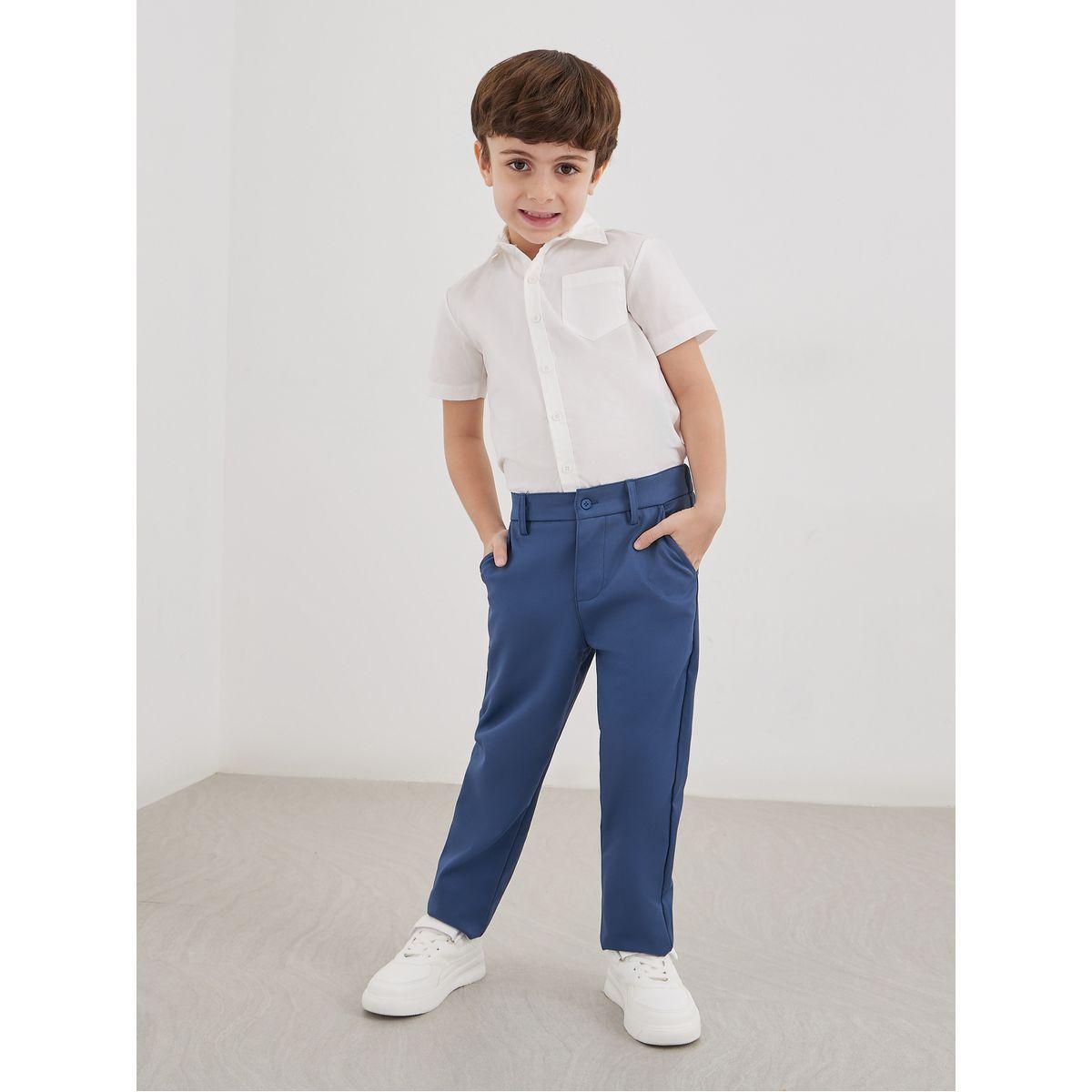 بنطال بقصة عادية مع جيوب-boys-clothing-schoolwear-bottoms-pants-image-2