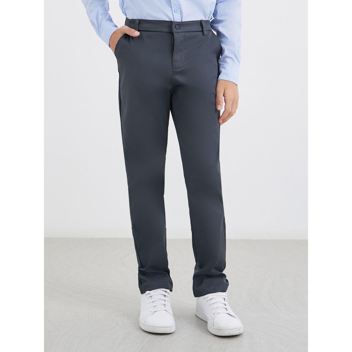 بنطال بقصة عادية مع جيوب-boys-clothing-schoolwear-bottoms-pants-image-1
