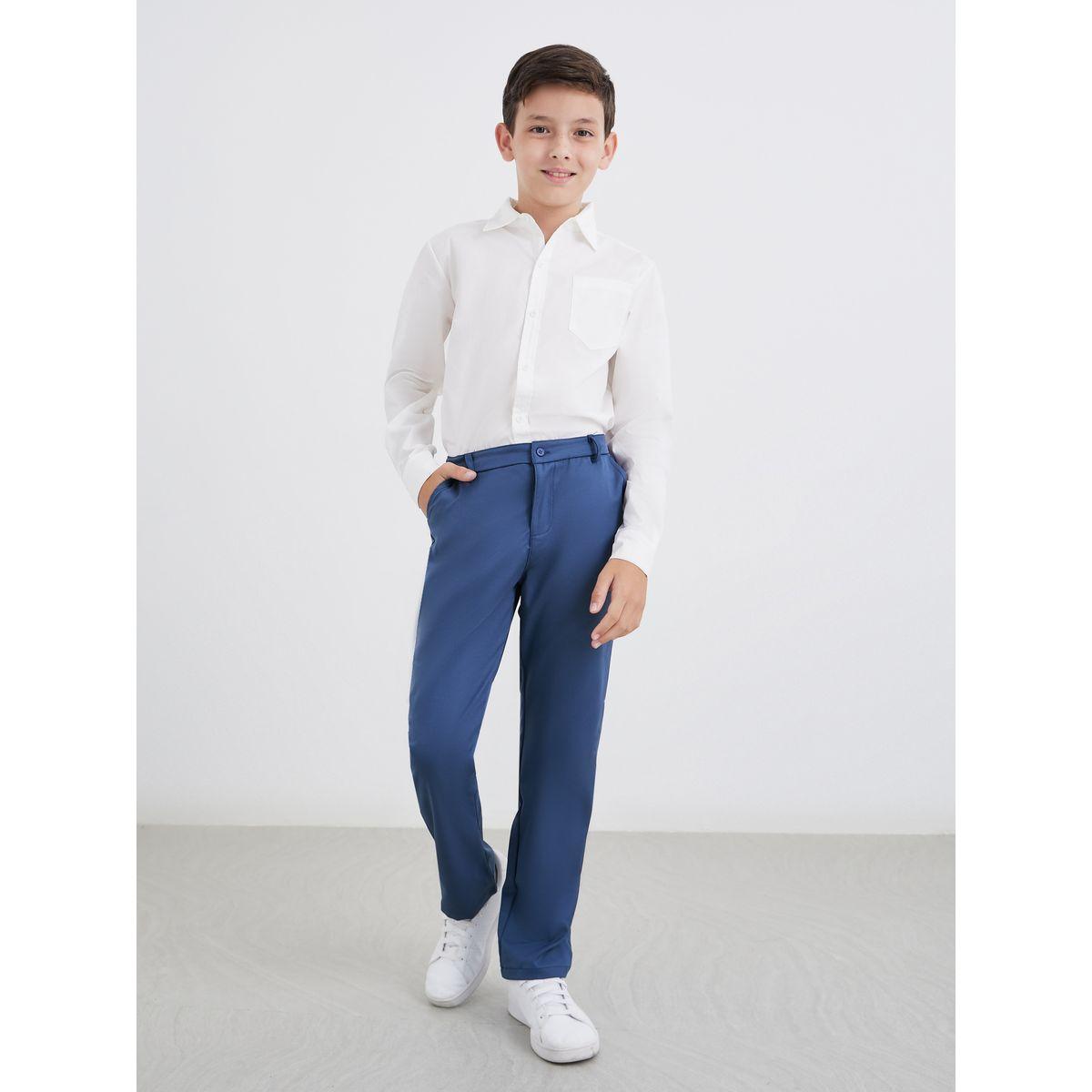 بنطال بقصة عادية مع جيوب-boys-clothing-schoolwear-bottoms-pants-image-2