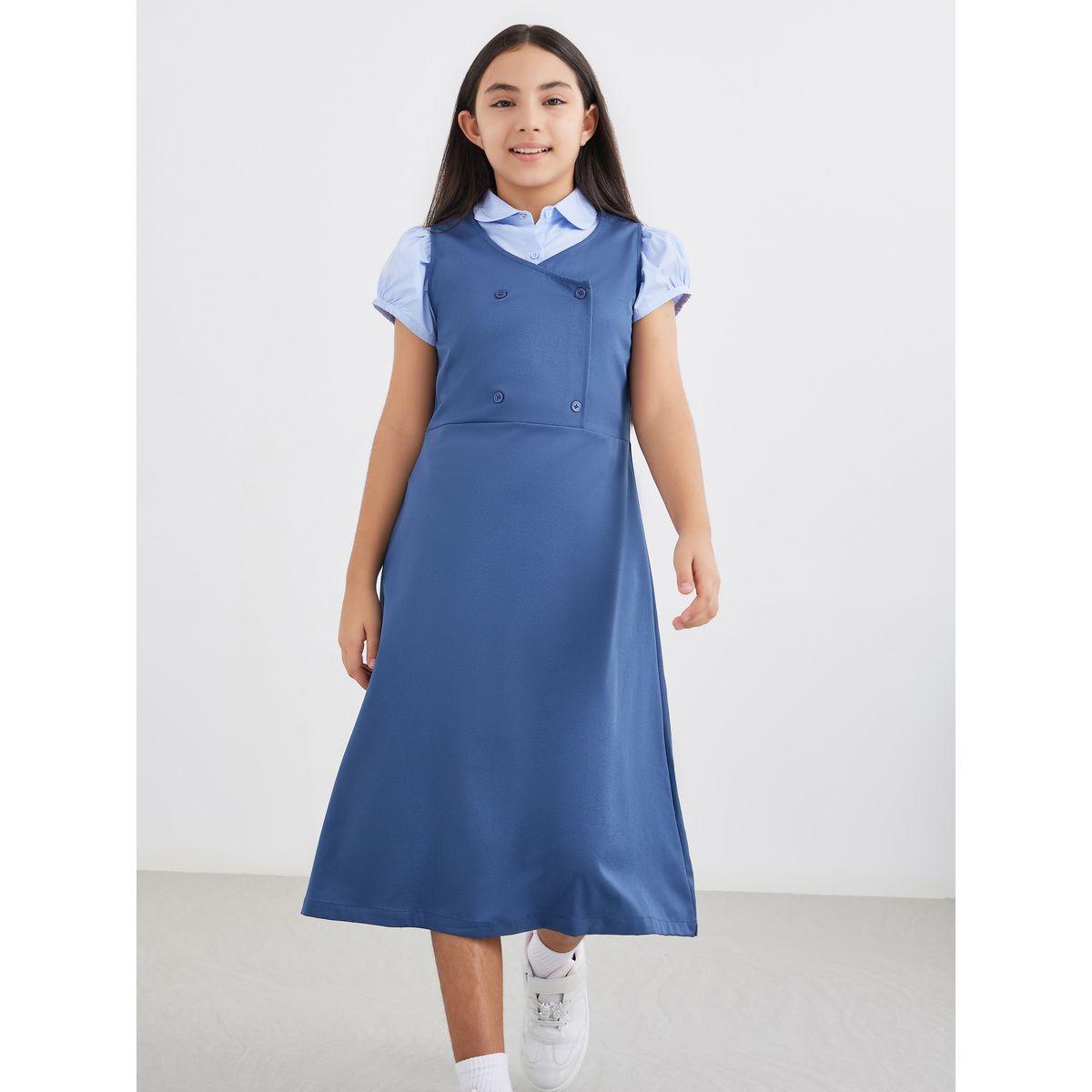 فستان بينافور بتفاصيل أزرار ونمط لف-girls-clothing-dressesandjumpsuits-image-1