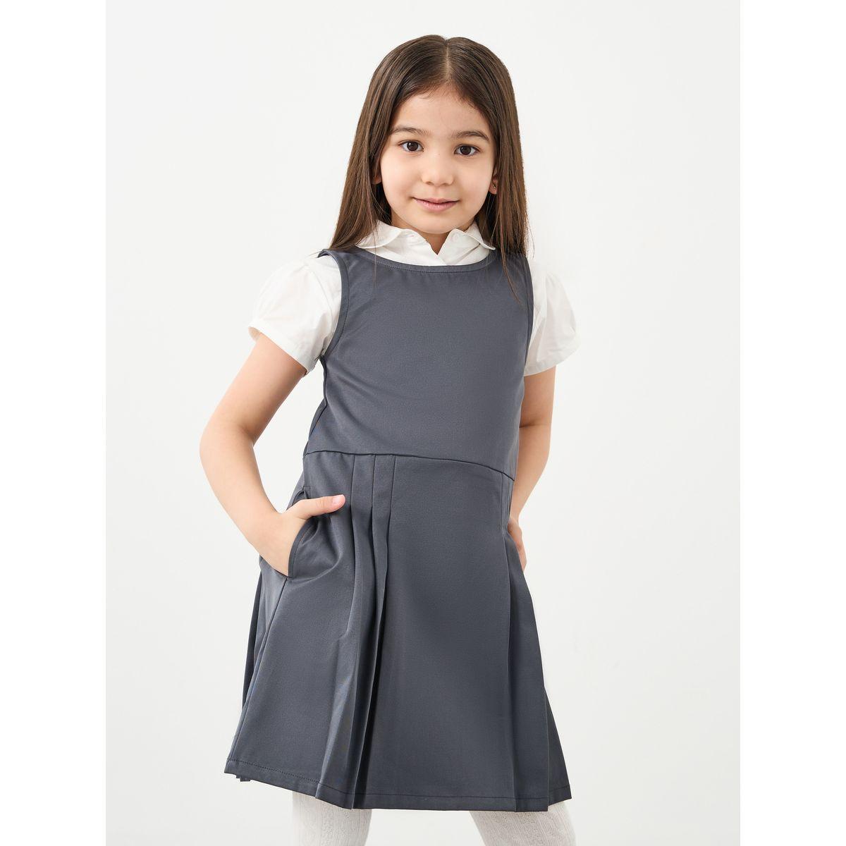 فستان بتفاصيل كسرات مع جيوب-girls-clothing-dressesandjumpsuits-image-2