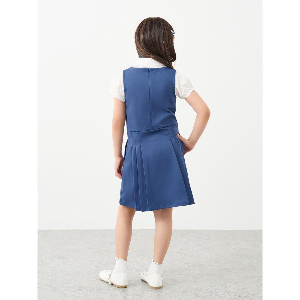 فستان بتفاصيل كسرات مع جيوب-girls-clothing-dressesandjumpsuits-image-4