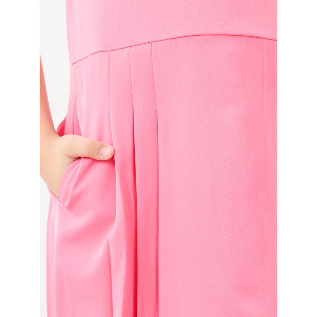 فستان بتفاصيل كسرات مع جيوب-girls-clothing-dressesandjumpsuits-image-3