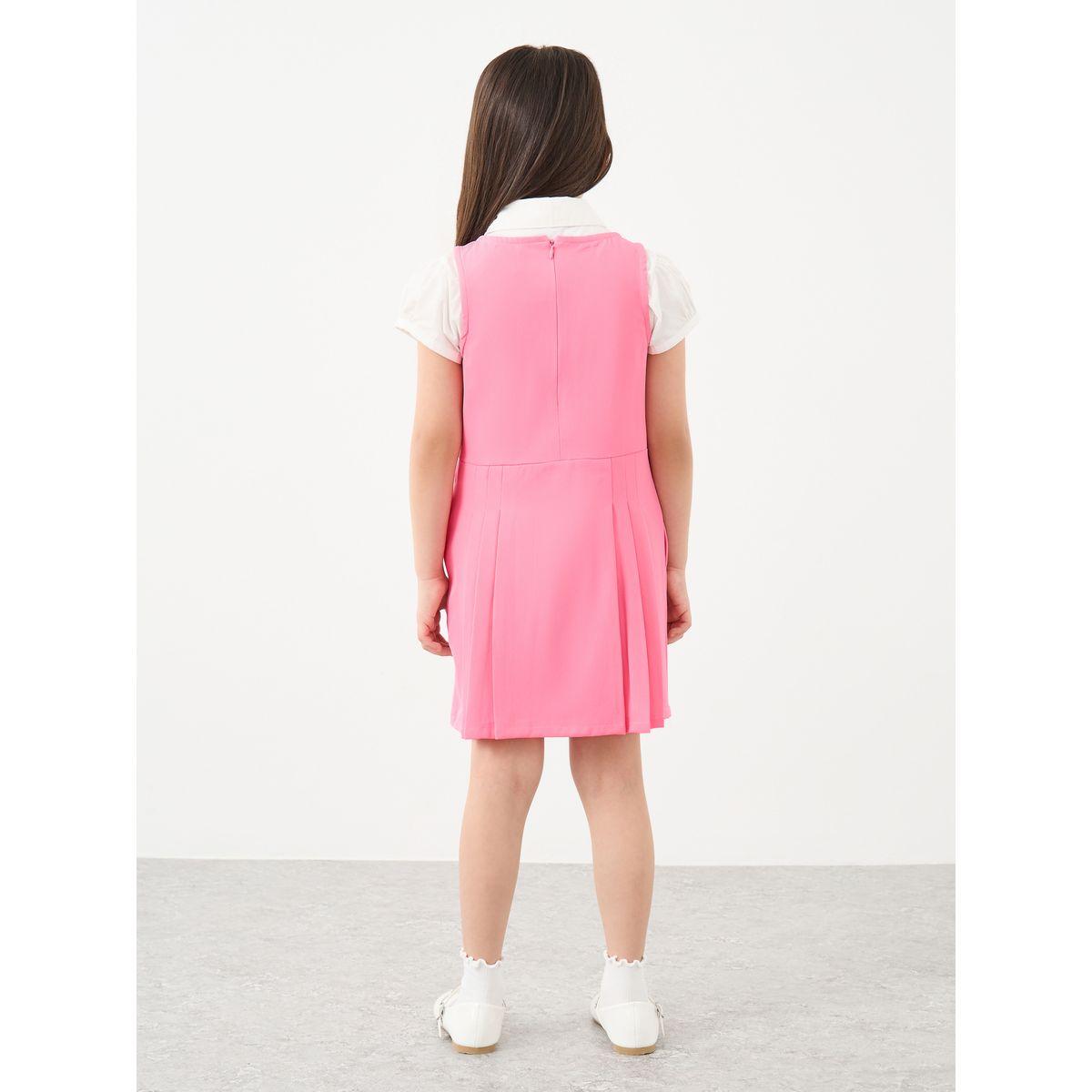 فستان بتفاصيل كسرات مع جيوب-girls-clothing-dressesandjumpsuits-image-4