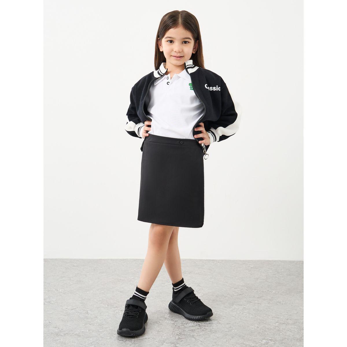 شورت بنمط تنورة بتفاصيل أزرار-girls-clothing-schoolwear-bottoms-shorts-image-1