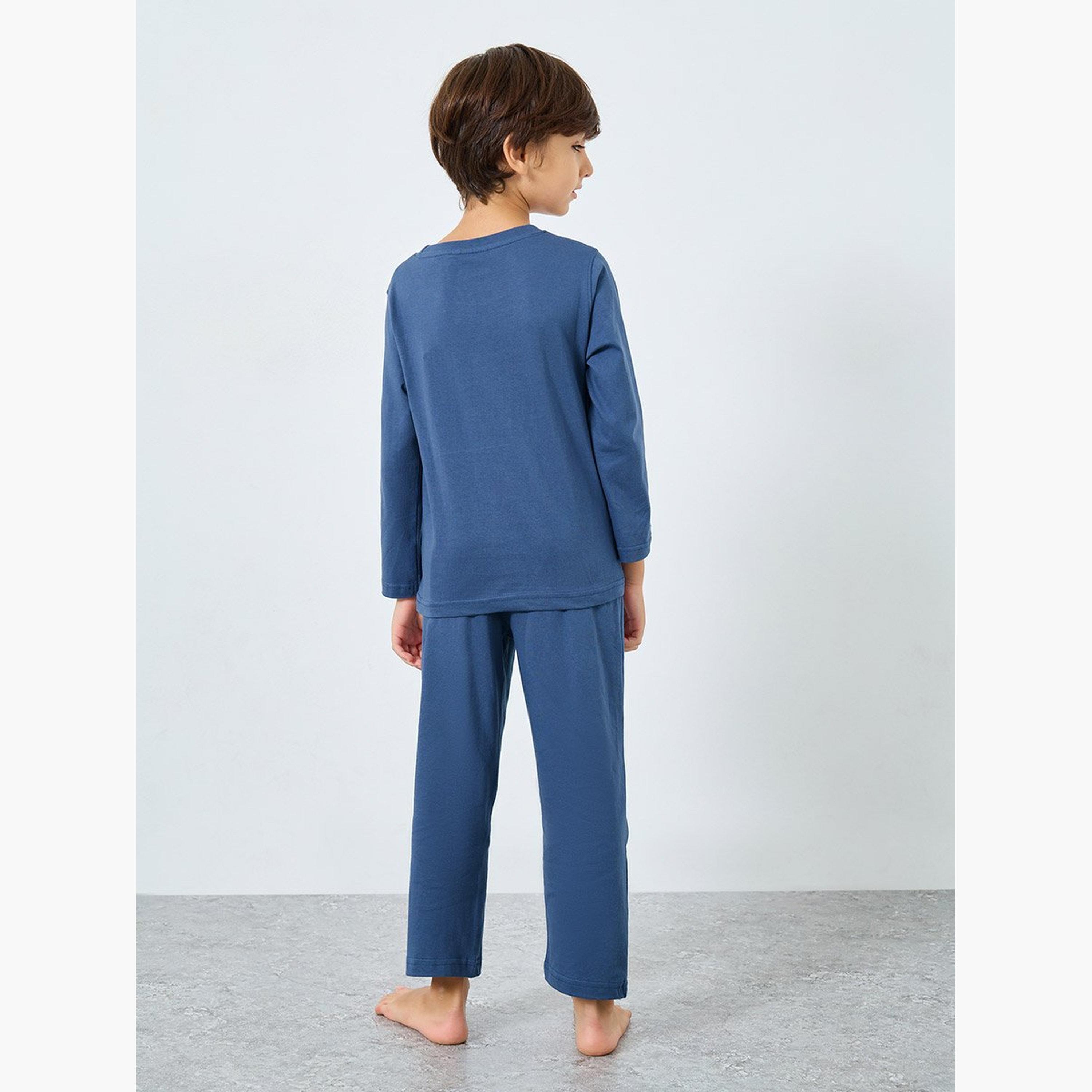 طقم من بنطال بيجاما وتيشيرت بطبعة سونيك-boys-clothing-nightwear-image-6
