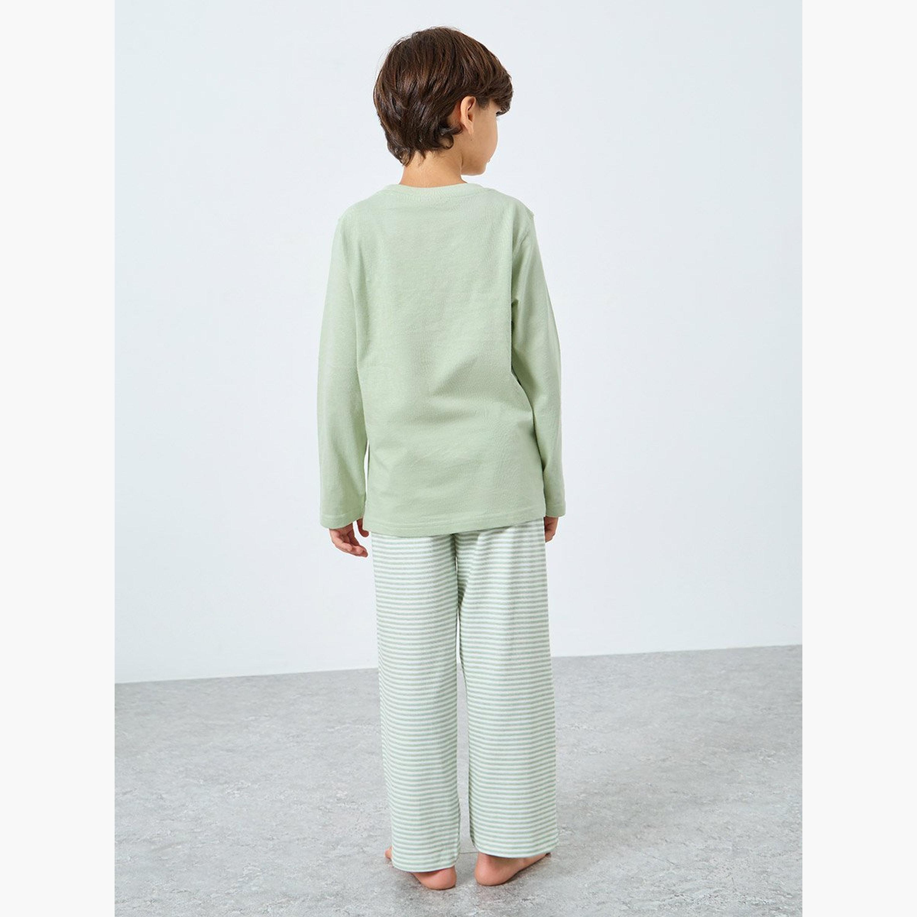 طقم من بنطال بيجاما وتيشيرت بطبعة ميكي ماوس-boys-clothing-nightwear-image-5