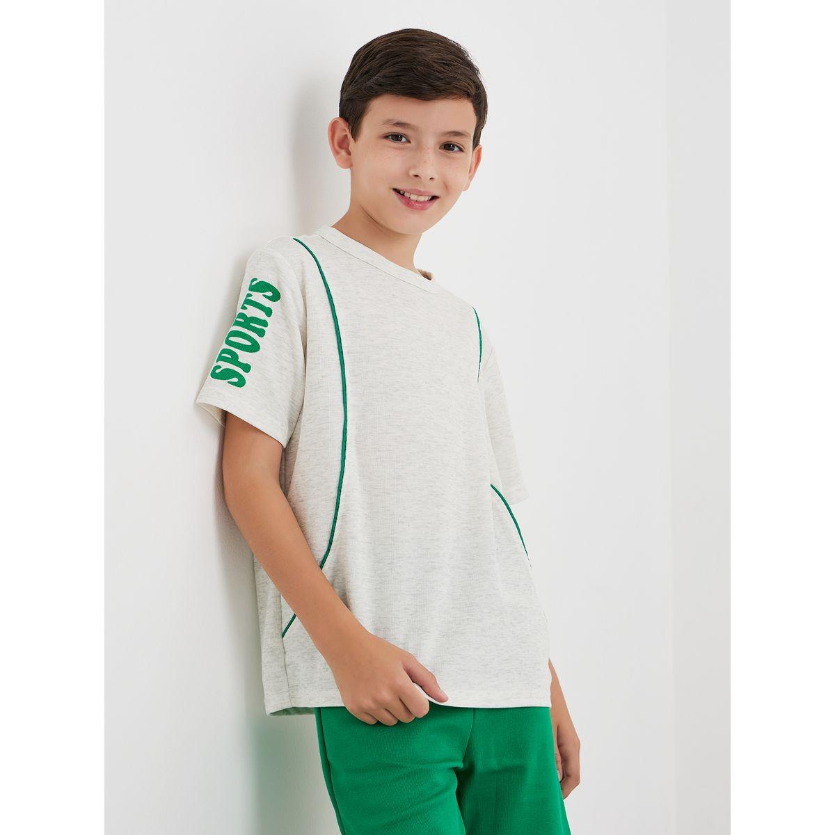 طقم منسق من شورت وتيشيرت بتفاصيل أنبوب-boys-clothing-setsandcoords-image-3