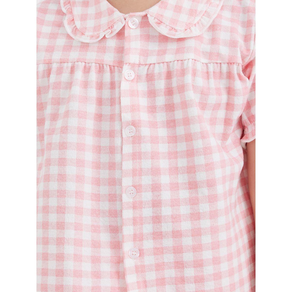 طقم من بنطال بيجاما وبلوزة بطبعة جيجنهام-girls-clothing-nightwear-image-4