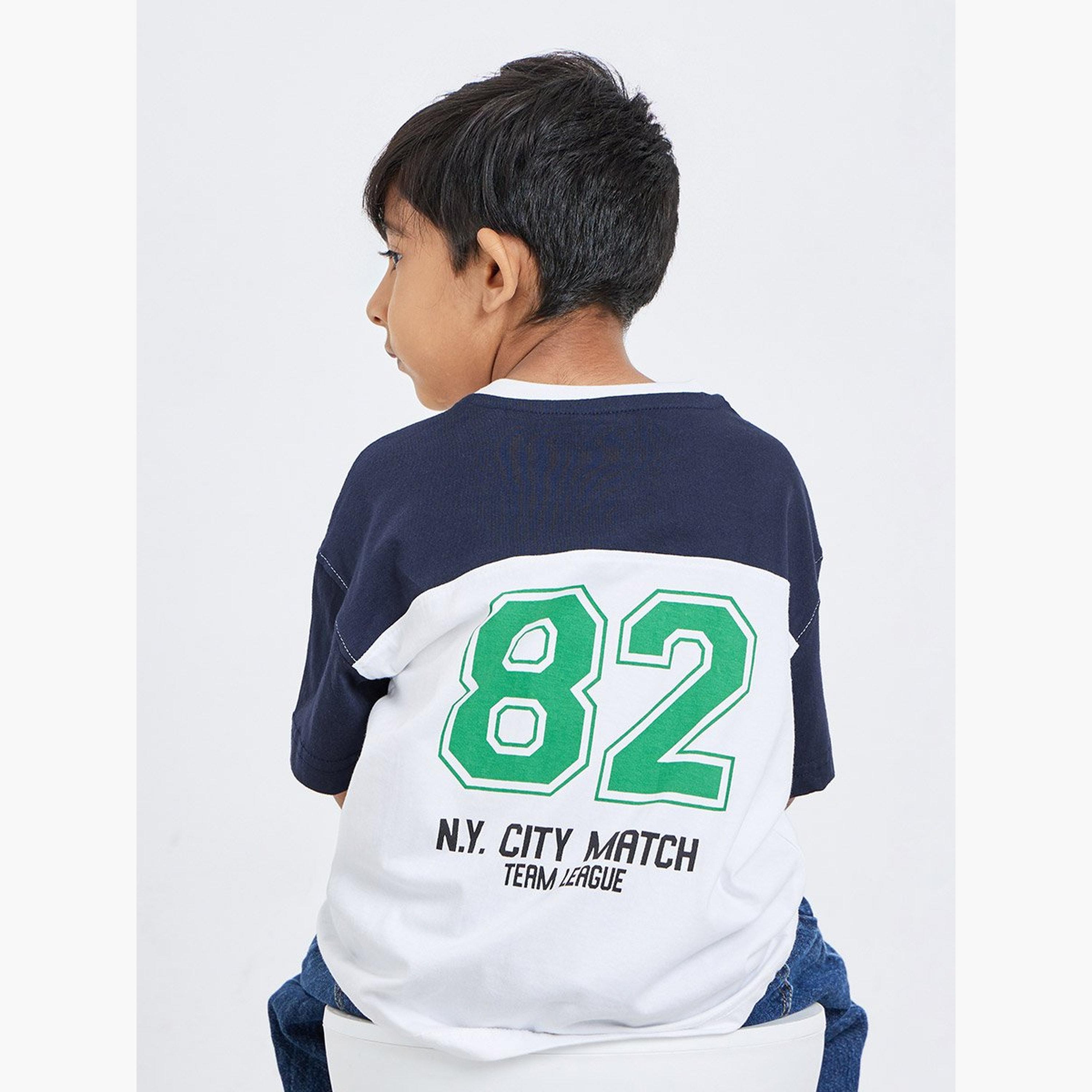 Styli Boys Color Block Printed Oversized T-Shirt-boys-clothing-tshirtsandpolos-image-3