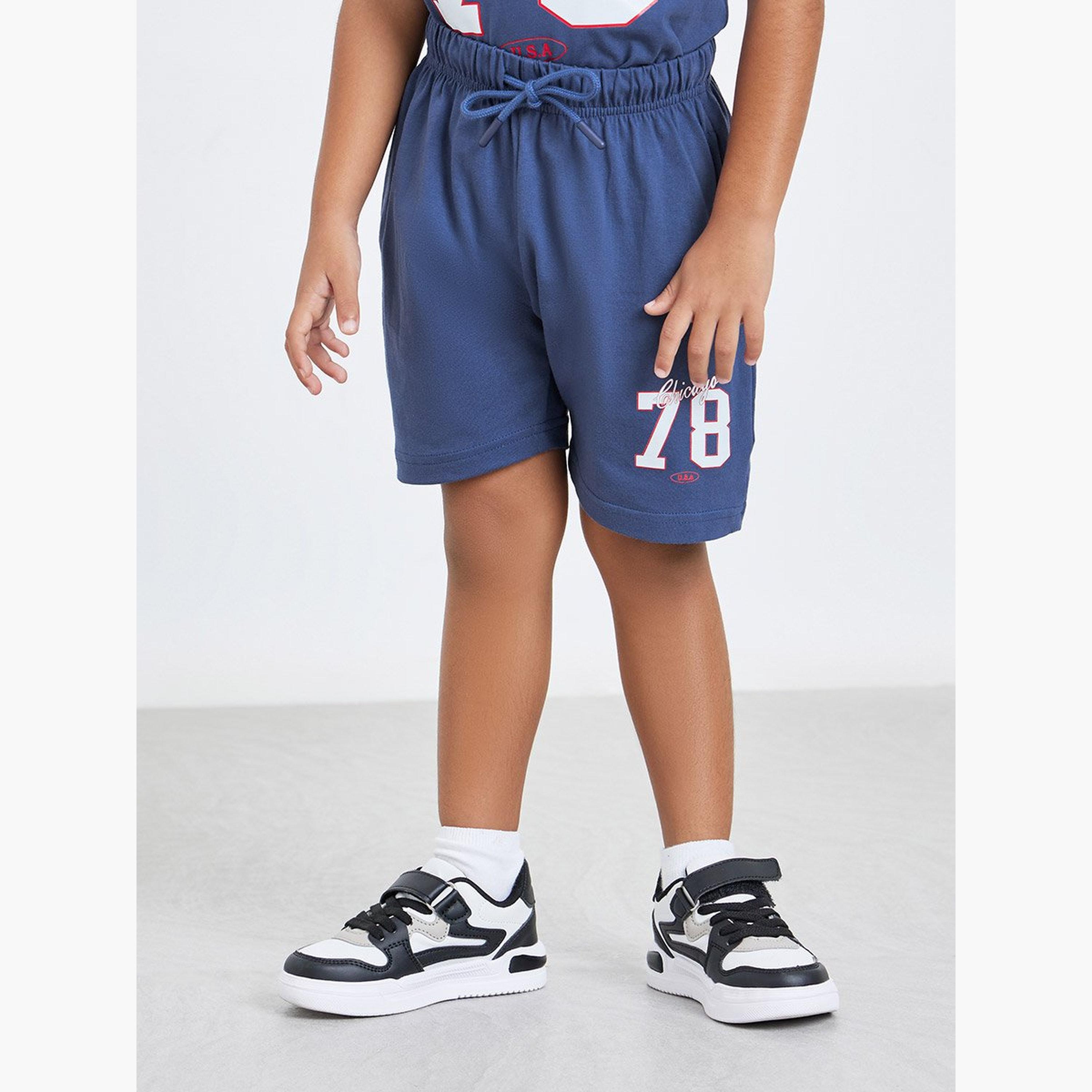 Styli Boys Cotton Graphic Print Tank and Shorts Set-boys-clothing-setsandcoords-image-4