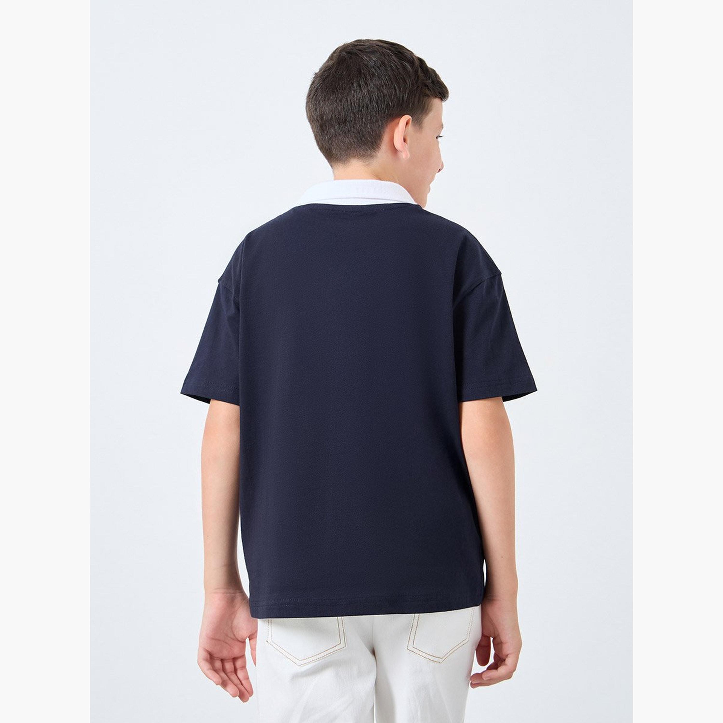 Styli Teens Color Block Polo T-Shirt-boys-clothing-tshirtsandpolos-image-4