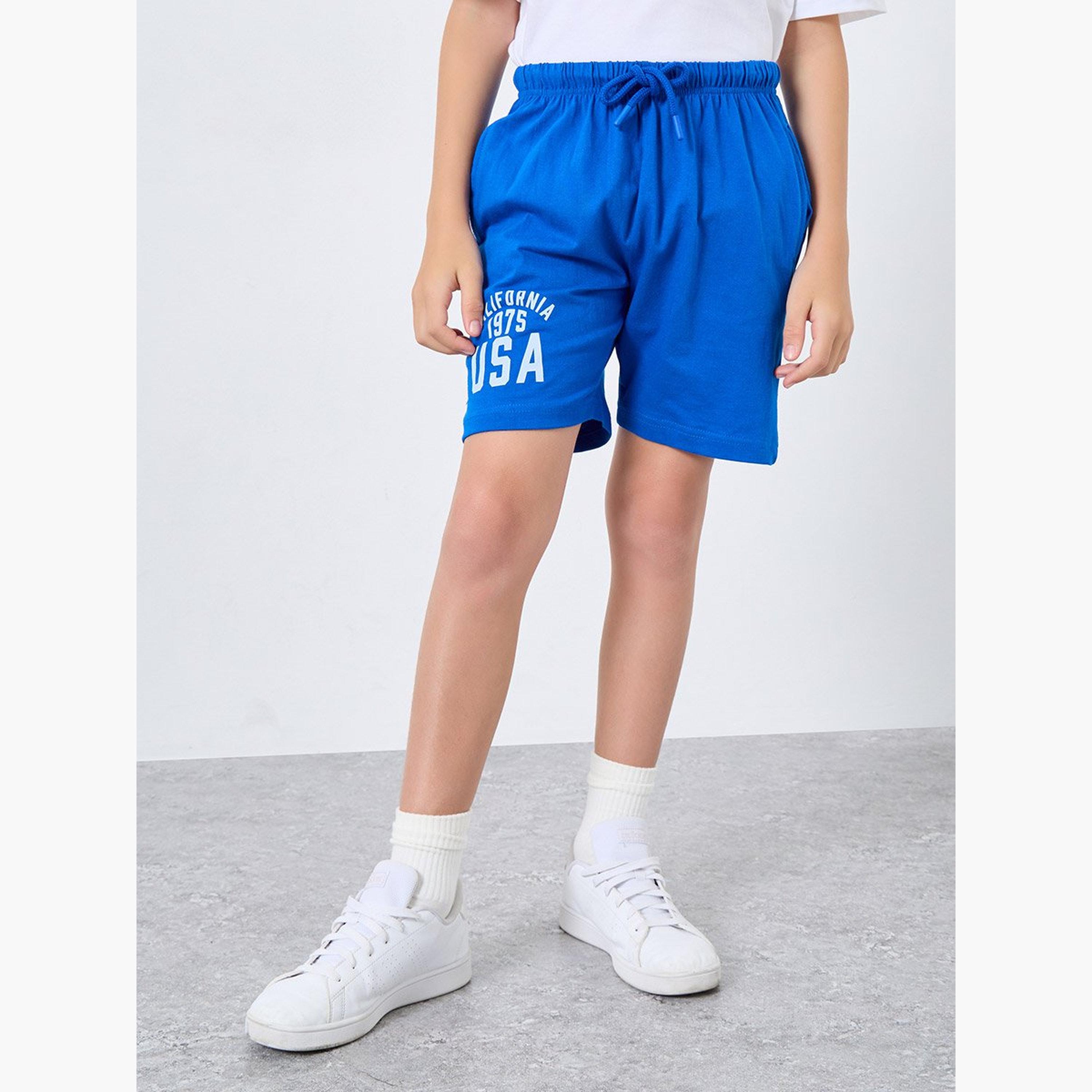 طقم من شورت وتيشيرت فضفاض-boys-clothing-setsandcoords-image-5