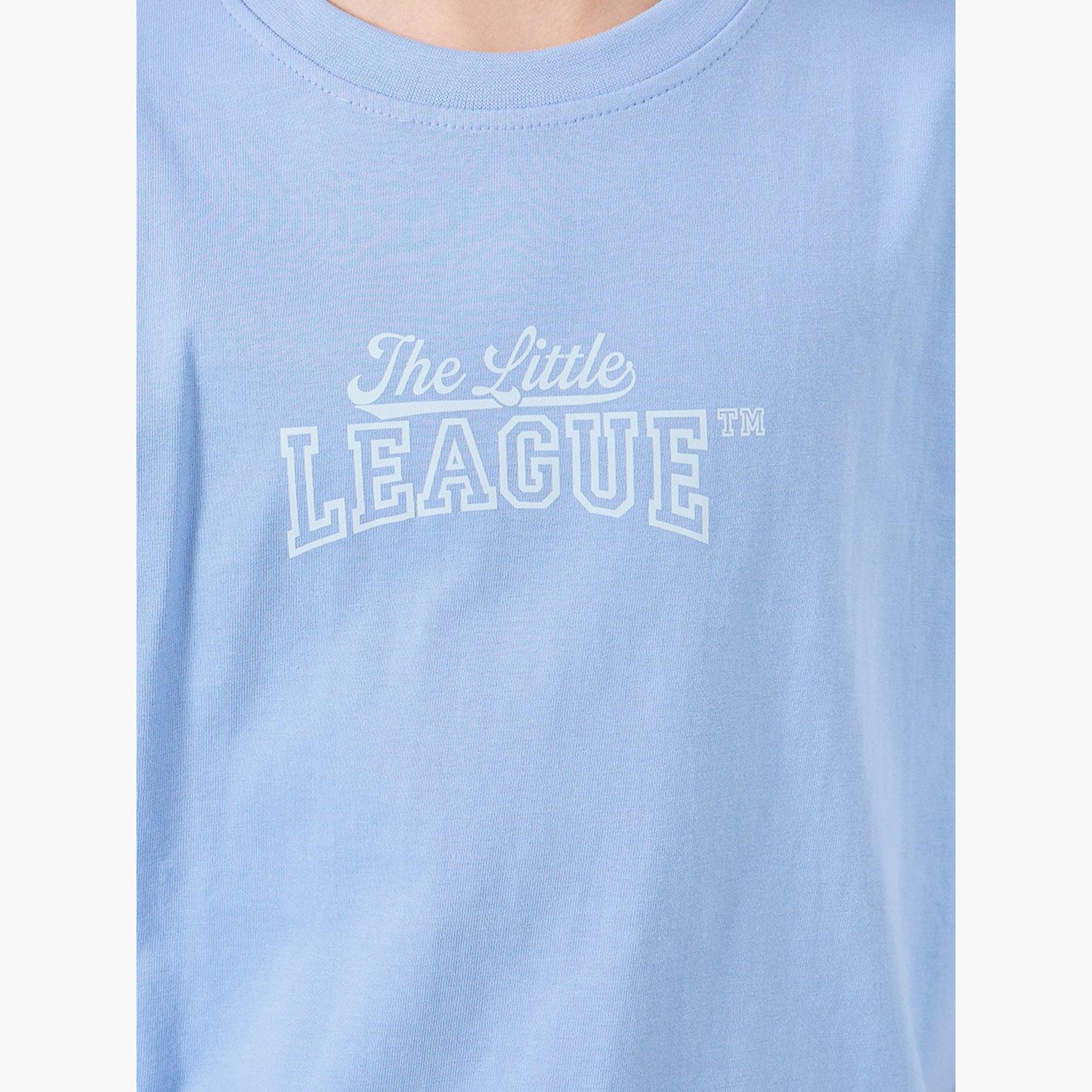 Styli Teen Blue Printed Oversized T-Shirt and Shorts Set-boys-clothing-setsandcoords-image-4