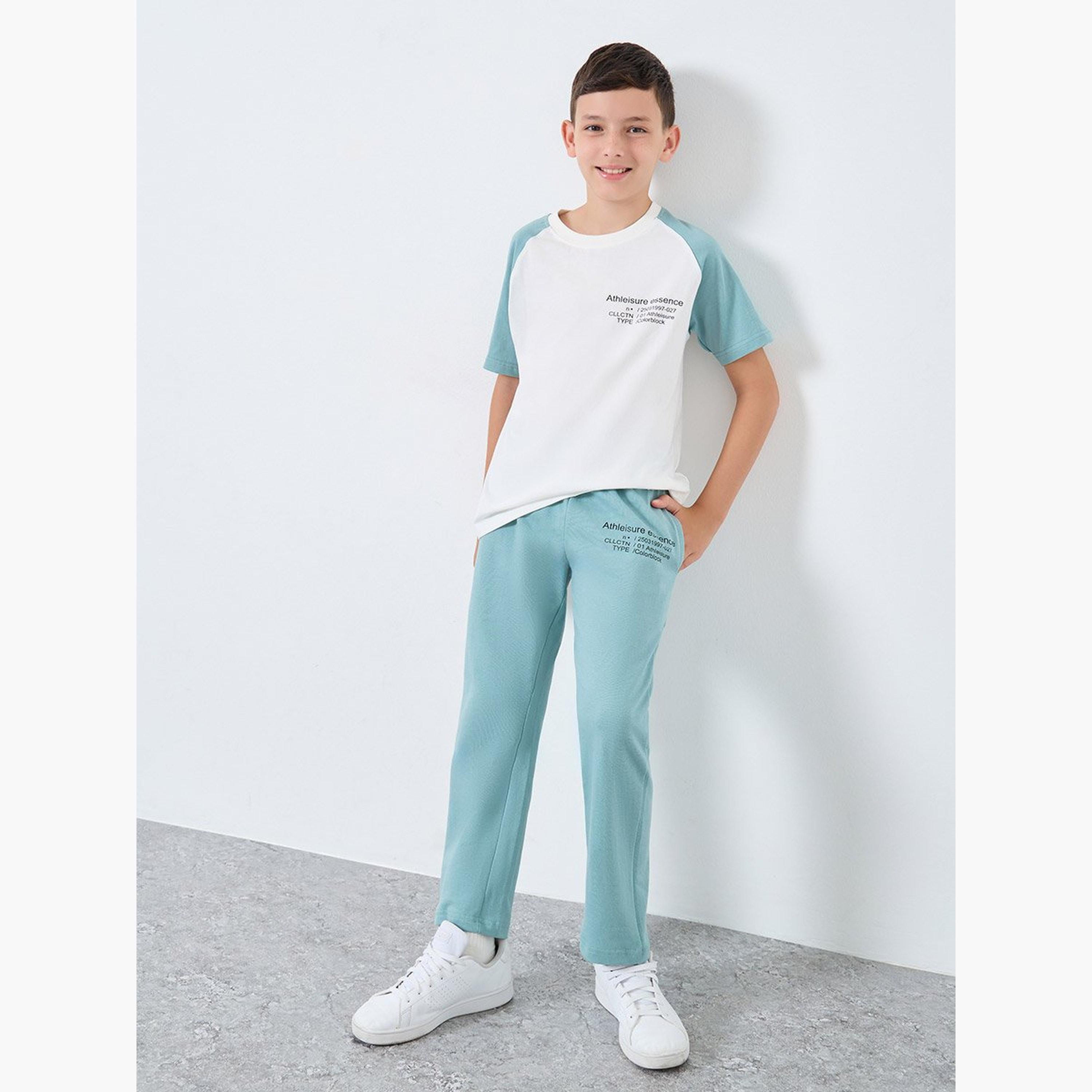 Styli Teen Oversized Raglan Sleeves T-Shirt and Joggers Set-boys-clothing-setsandcoords-image-1
