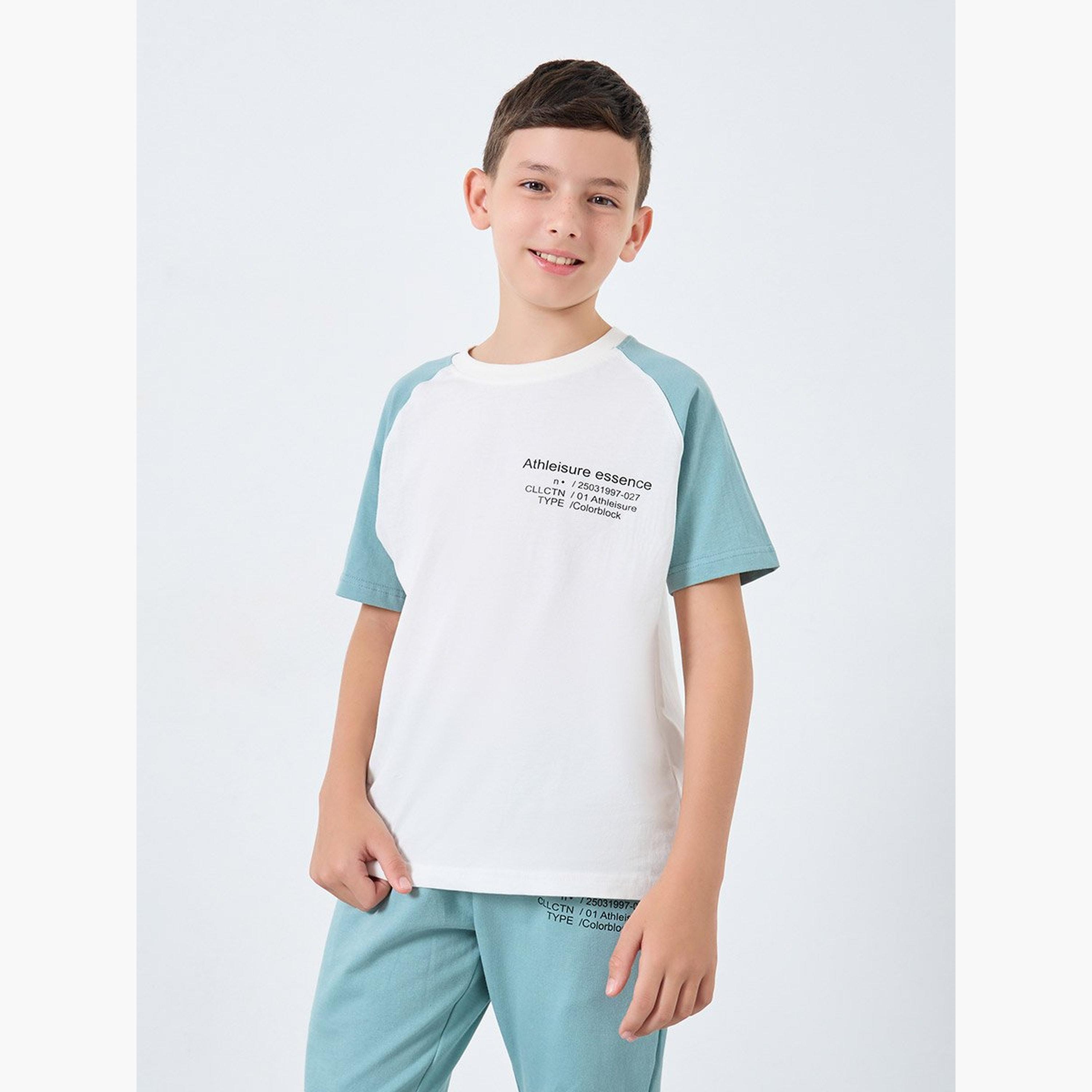 Styli Teen Oversized Raglan Sleeves T-Shirt and Joggers Set-boys-clothing-setsandcoords-image-2