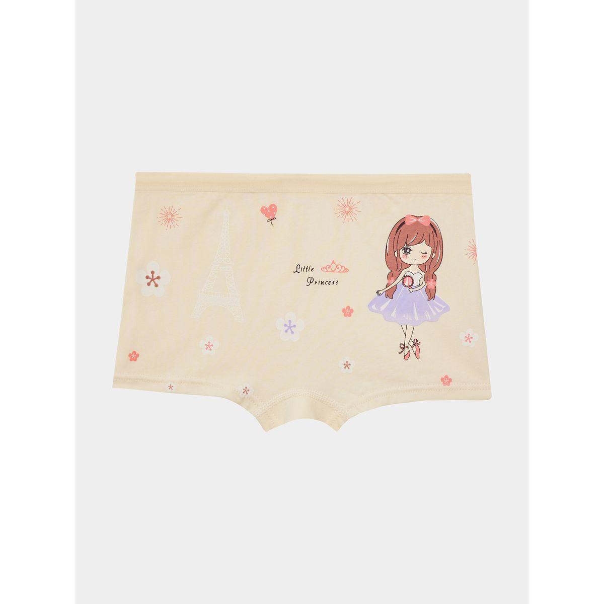 Styli Pack of 4 - Bunny Print Boxer Shorts-girls-clothing-innerwear-image-4